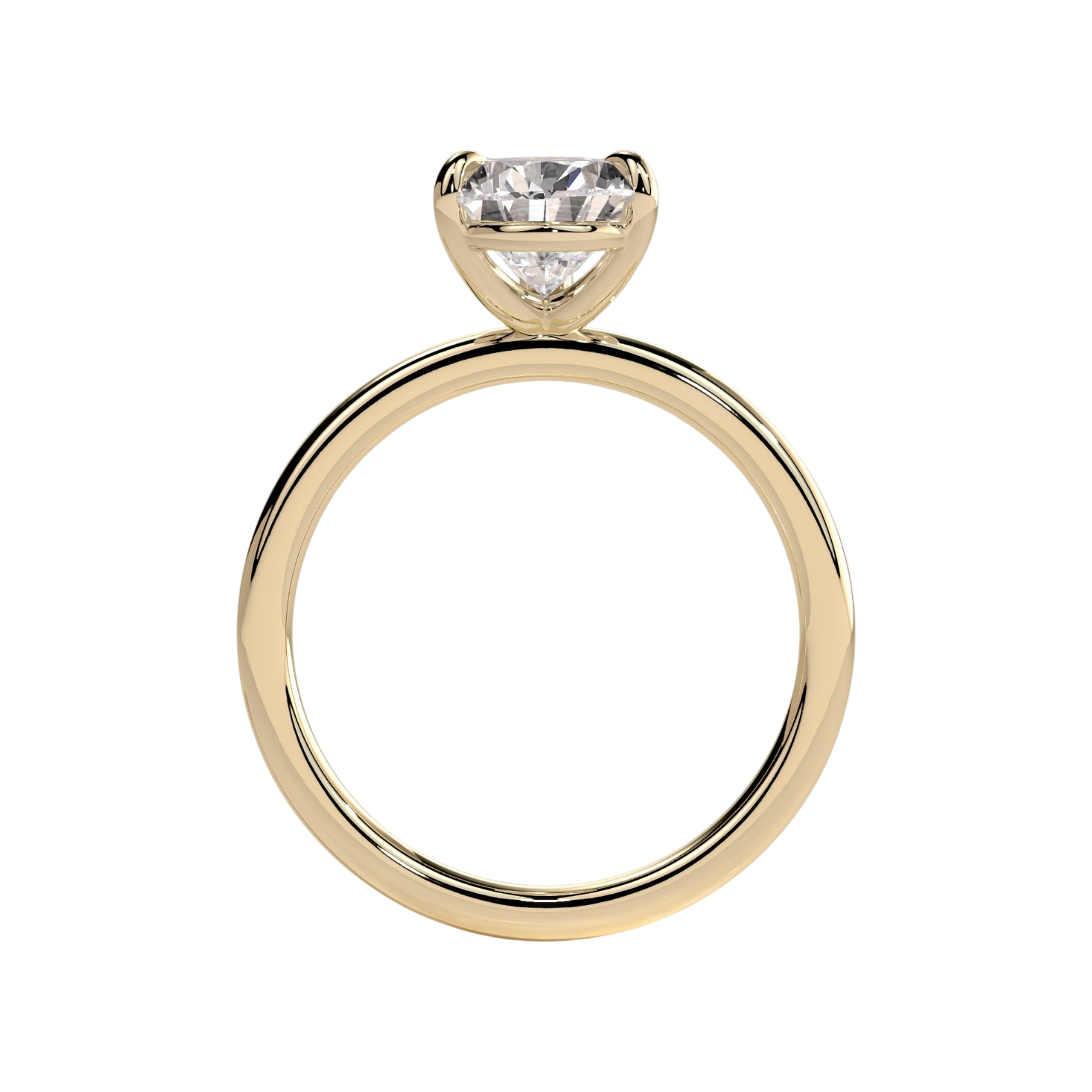 Luxury pear claw solitaire engagement ring featuring a brilliant pear-cut center stone secured in a refined claw setting for maximum sparkle and elegance. Timeless minimalist design crafted for everyday sophistication, available in white gold, yellow gold, rose gold, platinum, lab-grown diamond, or moissanite options.