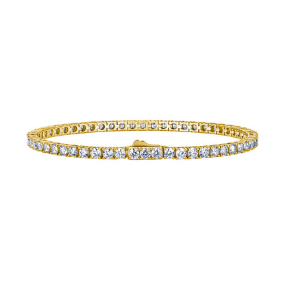 Lyra – VVS Moissanite Tennis Bracelet in Sterling Silver
